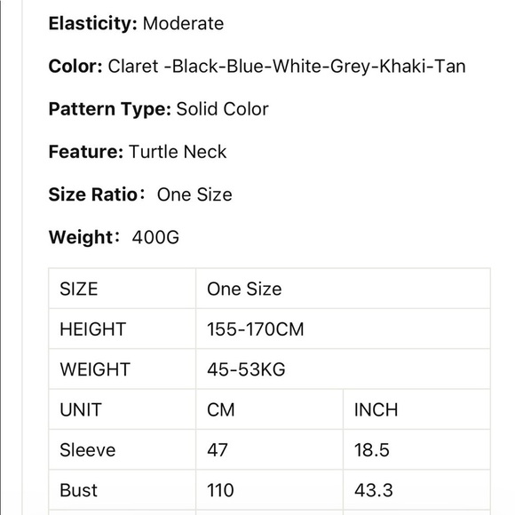 Solid Color Ribbed Turtle Neck Sweater - TAN - Picture 2 of 2